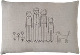 Family Pillow, Centered